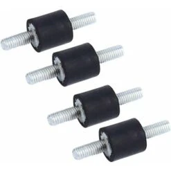 Déstockage 4pcs Supports D'Isolateur En Caoutchouc Supports D'Isolant Anti-vibration M3 8 X 8 En Caoutchouc Isolateur Anti-vibration Bobines Double Avec Vis
