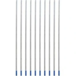 10 Pièces électrodes De Tungstène De Soudage. Pointe Bleue D'électrode Lanthane 1.0/1.6/2.4mm. Tige D'électrode De Tungstène De Soudage De Qualité Supérieure Lanthane à 2%(2.4 X 150 Mm) Cisea -Outils Magie Soldes Boutique 69278892 3