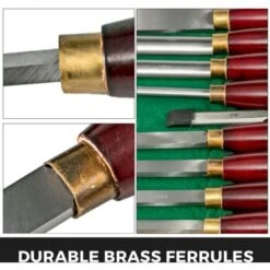 VEVOR Ensembles De Ciseaux à Bois Tour à Bois à Table De Travail 8pcs Rouge Pour Les Laboratoires -Outils Magie Soldes Boutique 69343165 5