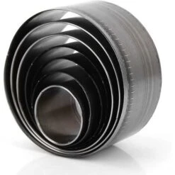 Perforateur Circulaire De Poinçonnage Kit De Matrices De Poinçonnage En Cuir, Lot De 7 Outils De Découpe De Cuir Perforateurs Circulaires En Acier 20mm / 25mm / 30mm / 35mm / 40mm / 45mm / 50mm -Outils Magie Soldes Boutique 70392125 5