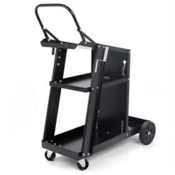 Chariot De Soudage Mobile 3 Étages (Charge De 90 Kg) Chariot à Outils De Soudage Avec Chaines