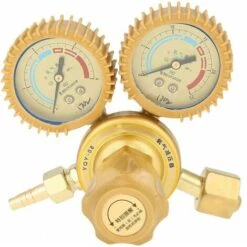 GDRHVFD Vanne De Régulation De Pression-1Pc Oxygène Gaz Régulateur De Pression Jauge De Vanne G5/8 Filetage Pour Couper La Soudeuse
