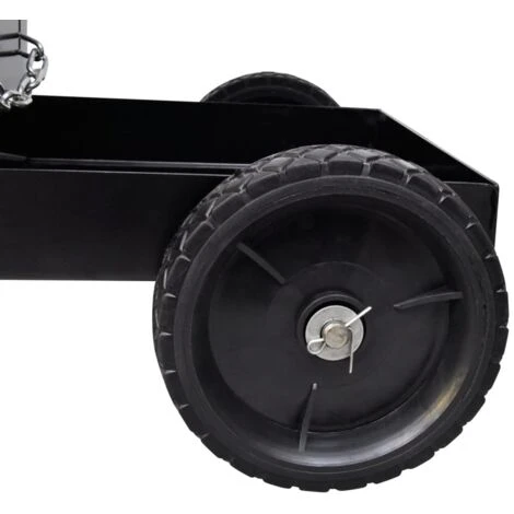 Chariot De Soudage Avec 3 étagères D'atelier Noir VidaXL 2 Chariot De Soudage Avec 3 étagères D'atelier Noir VidaXL – Image 2