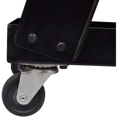 Chariot De Soudage Avec 3 étagères D'atelier Noir VidaXL 3 Chariot De Soudage Avec 3 étagères D'atelier Noir VidaXL – Image 3