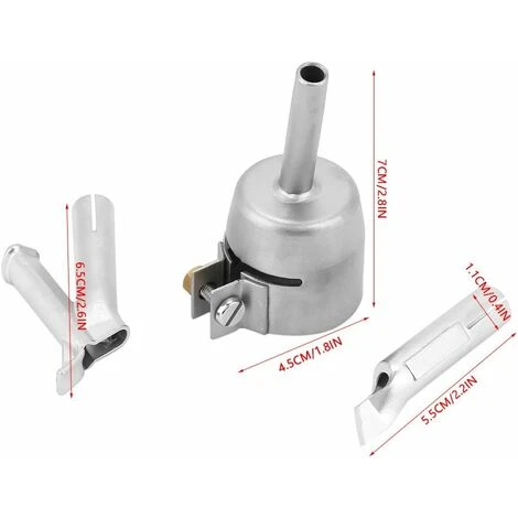 Buses De Soudage Rapide, 3pcs 5mm Conseils De Soudeur De Forme Ronde Pour Le Pistolet à Air Chaud En Plastique PVC Vinyle Leister 2 Buses De Soudage Rapide, 3pcs 5mm Conseils De Soudeur De Forme Ronde Pour Le Pistolet à Air Chaud En Plastique PVC Vinyle Leister – Image 2