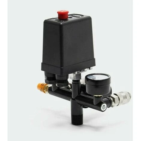 Régulateur De Pression Avec Pressostat Pour Compresseur Pressostat 2 Afficheurs Cisea 3 Régulateur De Pression Avec Pressostat Pour Compresseur Pressostat 2 Afficheurs Cisea – Image 3