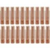 20Pcs Soudure Pointe De Tube Contact En Cuivre Pour Consommables De Torche De Soudage 15AK MIG(1.0)