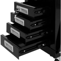 Chariot De Soudage Avec 4 Tiroirs | Chariot D'Atelier Noir 10510 -Outils Magie Soldes Boutique 77691576 4