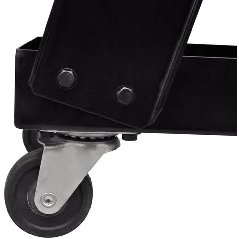 Chariot De Soudage Avec 3 étagères D'atelier | Chariot D'Atelier Noir 37462 3 Chariot De Soudage Avec 3 étagères D'atelier | Chariot D'Atelier Noir 37462 – Image 3