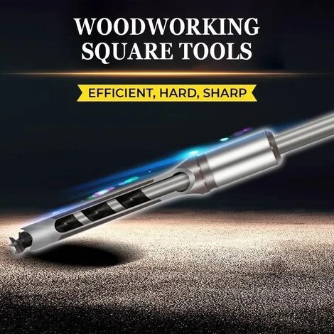 Mèches De Forage Hélicodales HSS, Travail Du Bois, Carré, Outils De Forage, Mortaises Carrées, Trou Carré, Scie étendue 6.0mm 16mm 1 Pièce,16mm 5 Mèches De Forage Hélicodales HSS, Travail Du Bois, Carré, Outils De Forage, Mortaises Carrées, Trou Carré, Scie étendue 6.0mm 16mm 1 Pièce,16mm – Image 5