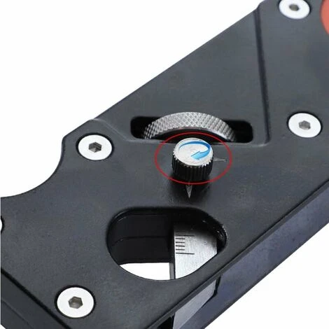 Rabot à Chanfreiner Professionnel Pour Le Travail Du Bois Avec 7 Types De Têtes De Coupe Raboteuse à Main à Profondeur Réglable Raboteuse à 45 Degrés 3 Rabot à Chanfreiner Professionnel Pour Le Travail Du Bois Avec 7 Types De Têtes De Coupe Raboteuse à Main à Profondeur Réglable Raboteuse à 45 Degrés – Image 3