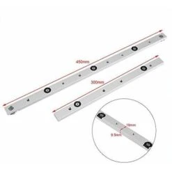 Outil De Travail De Bois De Rod De Scie De Barre D'onglet En Alliage D'aluminium Mitre Barre Guage Barre(450mm) JUNJUN -Outils Magie Soldes Boutique 79332080 3