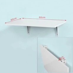 Table Murale Rabattable En Bois Table De Cuisine Table Enfant L60×P40cm –Blanc FWT21-W SoBuy® 7 Table Murale Rabattable En Bois Table De Cuisine Table Enfant L60×P40cm –Blanc FWT21-W SoBuy® -Outils Magie Soldes Boutique 8039504 3