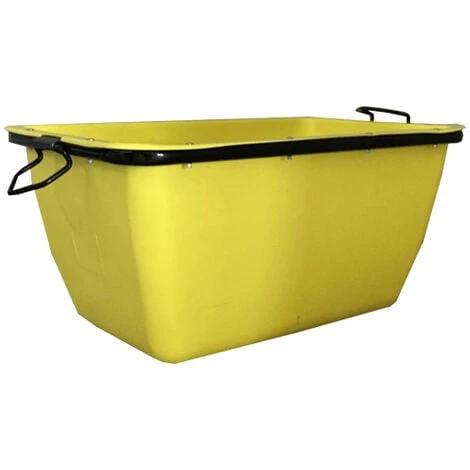 BAC A MORTIER JAUNE 200L - E002TV 1 BAC A MORTIER JAUNE 200L - E002TV