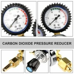 Régulateur De Pression CO2, Régulateur De Bouteille De Gaz CO2, Réducteur De Pression De Soudage Au Dioxyde De Carbone G5/8, Pour Le Soudage Au Gaz, La Découpe Et D'autres Processus -Outils Magie Soldes Boutique 84056000 3