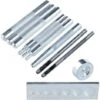 11PCS Lot De Rivet Maroquinerie Artisanat Avec Base Universel Pour Bouton De Rivet/DIY/Artisanat/Bricolage/Poinçon