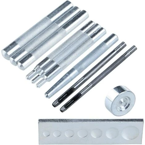 11PCS Lot De Rivet Maroquinerie Artisanat Avec Base Universel Pour Bouton De Rivet/DIY/Artisanat/Bricolage/Poinçon 1 11PCS Lot De Rivet Maroquinerie Artisanat Avec Base Universel Pour Bouton De Rivet/DIY/Artisanat/Bricolage/Poinçon