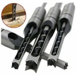 Foret à Trou Carré Pour Le Travail Du Bois Outil De Forage à Tenon à Burin Creux - Ensemble