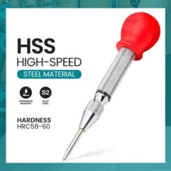 Pointeau Automatique Outil Poinçons De Centrage Automatiques Outil De Poin Spring Loaded Pour Bois,Métal,Poinçon -Outils Magie Soldes Boutique 86048029 4