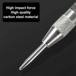 2 Pièces Pointeau Automatique, Pointeau Central Automatique,Poinçons Centraux à Ressort Tension,Pointeau Automatique Impact Réglable,pour Bois, Mur, Metal, Avec 2 Pièces Pointes De Rechange -Outils Magie Soldes Boutique 88571760 5