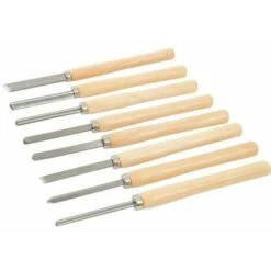 JEU DE 8 CISEAUX GOUGES POUR TOUR A BOIS -Outils Magie Soldes Boutique 88764535 3