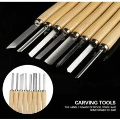 JEU DE 8 CISEAUX GOUGES POUR TOUR A BOIS -Outils Magie Soldes Boutique 88764535 4