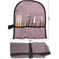 10pcs Outils Sculpture Sur Bois, Kit Sculpture Bois Avec 3 Ciseaux à Bois, 3 Couteau Sculpture Bois, Set Couteau à Tailler, Professionnel Outils Sculpture Bois Pour Débutant Graveur Artiste Amateur, -Outils Magie Soldes Boutique 90520066 4