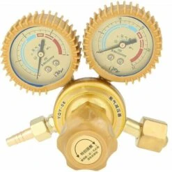 Vanne De Régulation De Pression-1Pc Oxygène Gaz Régulateur De Pression Jauge De Vanne G5/8 Filetage Pour Couper La Soudeuse
