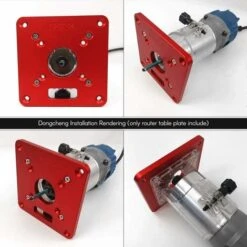 Plaque D'insertion De Table De Routeur RT0700C, 120 120 8mm Anneau De Coupe En Aluminium Vis Flip Board Pour Le Travail Du Bois -Outils Magie Soldes Boutique 90766713 5