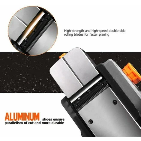 Rabot Electrique 710 W TACKLIFE, 16500 Tr/min, 2 Lames Réversibles, 82 Mm Largeur De Rabotage, 2 Mm Profondeur De Fente - EPN01A 3 Rabot Electrique 710 W TACKLIFE, 16500 Tr/min, 2 Lames Réversibles, 82 Mm Largeur De Rabotage, 2 Mm Profondeur De Fente - EPN01A – Image 3