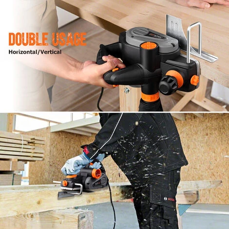 Rabot Electrique 710 W TACKLIFE, 16500 Tr/min, 2 Lames Réversibles, 82 Mm Largeur De Rabotage, 2 Mm Profondeur De Fente - EPN01A 5 Rabot Electrique 710 W TACKLIFE, 16500 Tr/min, 2 Lames Réversibles, 82 Mm Largeur De Rabotage, 2 Mm Profondeur De Fente - EPN01A – Image 5