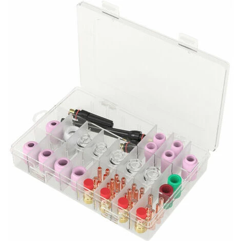 68Pcs Tig Soudage Accessoires Tasseurs Resistants De La Chaussis A La Chaleur Gaz Superieur Des Gazes Gaze Set Pour Le Wp-17/18/26, 68Pcs 1 68Pcs Tig Soudage Accessoires Tasseurs Resistants De La Chaussis A La Chaleur Gaz Superieur Des Gazes Gaze Set Pour Le Wp-17/18/26, 68Pcs