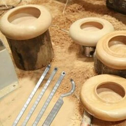 Outils De Tour À Bois En Carbure, Outils De Tournage Sur Bois Ensemble D'Outils De Tournage Pour Tour À Bois, Avec Insert Rond/Carré/Diamant Et Poignée Interchangeable En Alliage D'Aluminium, Boîte En -Outils Magie Soldes Boutique 91786762 2