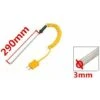Régulateur De Température De Sonde En Acier Inoxydable à Thermocouple De Type K 290x3mm