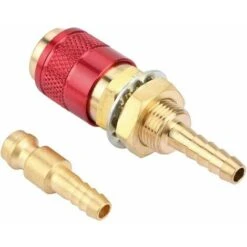 M6 Connecteur Rapide De Gaz Et D'Eau Adaptateur Refroidi à L'Eau Et Gaz Pour Raccord De Chalumeau Raccord De Torche De Soudeuse(Red) -Outils Magie Soldes Boutique 93328596 3