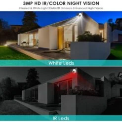 Camera De Surveillance Exterieur Solaire WiFi PTZ 1080P PIR, Detection Humaine, Surveillance Sans Fil, Cameras IP Avec Panneau Solaire, Batterie Rechargeable 7800mAh 8 Camera De Surveillance Exterieur Solaire WiFi PTZ 1080P PIR, Detection Humaine, Surveillance Sans Fil, Cameras IP Avec Panneau Solaire, Batterie Rechargeable 7800mAh -Outils Magie Soldes Boutique 94115603 4