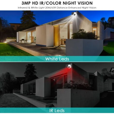 Camera De Surveillance Exterieur Solaire WiFi PTZ 1080P PIR, Detection Humaine, Surveillance Sans Fil, Cameras IP Avec Panneau Solaire, Batterie Rechargeable 7800mAh 4 Camera De Surveillance Exterieur Solaire WiFi PTZ 1080P PIR, Detection Humaine, Surveillance Sans Fil, Cameras IP Avec Panneau Solaire, Batterie Rechargeable 7800mAh – Image 4