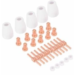 30x Plasma Cutter Consumables Electrode Tip Kit Pour Torch PT-31 LGK-40 CUT40