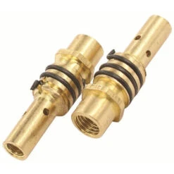 12pcs Poste A Souder Mig Sans Gaz Embouts De Contact De Buse De Soudage 15AK MIG/MAG Support De Connecteur De Gaz 1.0 Mm, Buse Gas Conique, Support Tube De Contact, Consommables De Chalumeau -Outils Magie Soldes Boutique 96008765 4