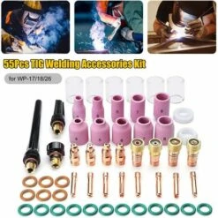 55Pcs Tig Soudage Accessoires Kit Superieure Gaze Verre Verre De La Tassiere Verre Alumina Resistante Pour Le Wp-17/18/26, 55Pcs 9 55Pcs Tig Soudage Accessoires Kit Superieure Gaze Verre Verre De La Tassiere Verre Alumina Resistante Pour Le Wp-17/18/26, 55Pcs -Outils Magie Soldes Boutique 96326042 5