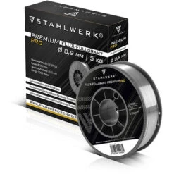 STAHLWERK MIG MAG Fil De Soudage Premium - Fil Fourré E71T-GS Ø 0,9 Mm S200/ D200 Bobine De Fil De 5 Kg / Fil Fourré Flux
