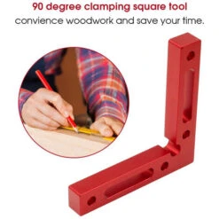 Lot De 2 Pince à Angle Droit à 90 Degrés, Pince à Angle Droit En Alliage D'aluminium, Outil De Soudage En Métal(rouge) -Outils Magie Soldes Boutique 97245085 3