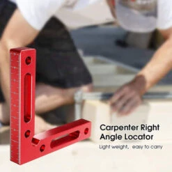 Lot De 2 Pince à Angle Droit à 90 Degrés, Pince à Angle Droit En Alliage D'aluminium, Outil De Soudage En Métal(rouge) -Outils Magie Soldes Boutique 97245085 5