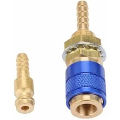 Lilaris M8 Connecteur Rapide De Gaz Et D'Eau Adaptateur Refroidi à L'Eau Et Gaz Pour Raccord De Chalumeau MIG TIG Raccord De Torche De Soudeuse(Gold)une Pièce -Outils Magie Soldes Boutique 98428397 3